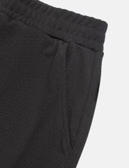 Quần nỉ nữ ống suông dáng rộng