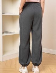 Quần nỉ nữ bo ống