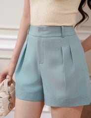 Quần short âu nữ công sở cạp diễu chỉ