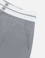 Quần short âu nữ cạp vải phối