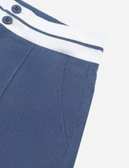 Quần short âu nữ cạp vải phối