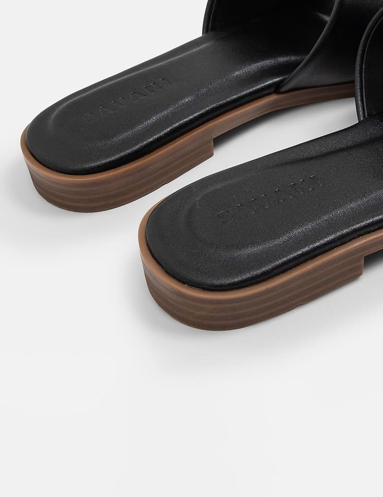 Dép  nữ mũi tròn gót bệt