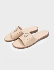 Dép  nữ mũi tròn gót bệt