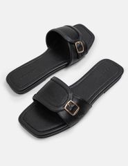 Dép nữ mũi tròn gót bệt