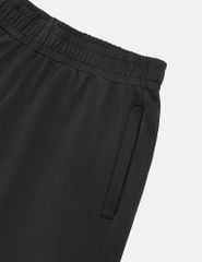 Quần short nữ dệt kim gấu xẻ sườn in trên gấu