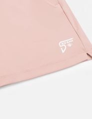 Quần short nữ dệt kim gấu xẻ sườn in trên gấu