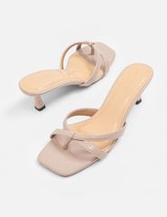 Dép sandal 5 phân mũi vuông gót nhọn