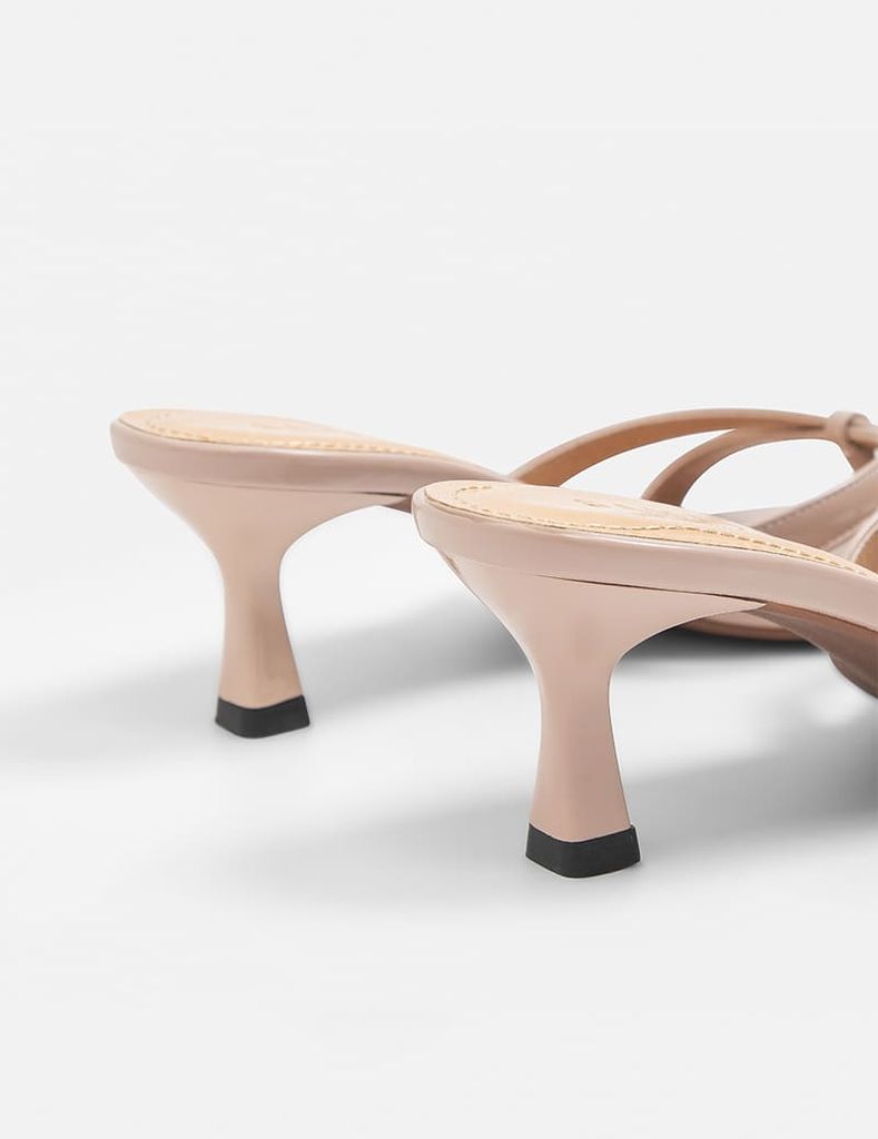 Dép sandal 5 phân mũi vuông gót nhọn