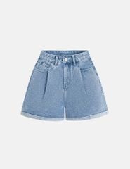 Quần short jean nữ ly bung