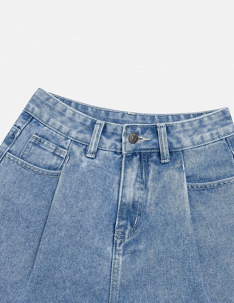 Quần short jean nữ ly bung