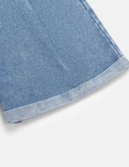 Quần short jean nữ ly bung