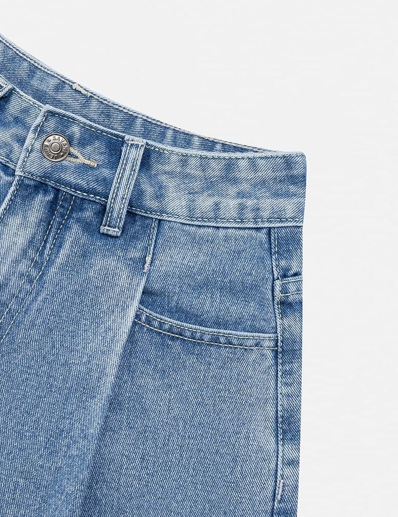 Quần short jean nữ ly bung