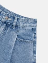 Quần short jean nữ ly bung