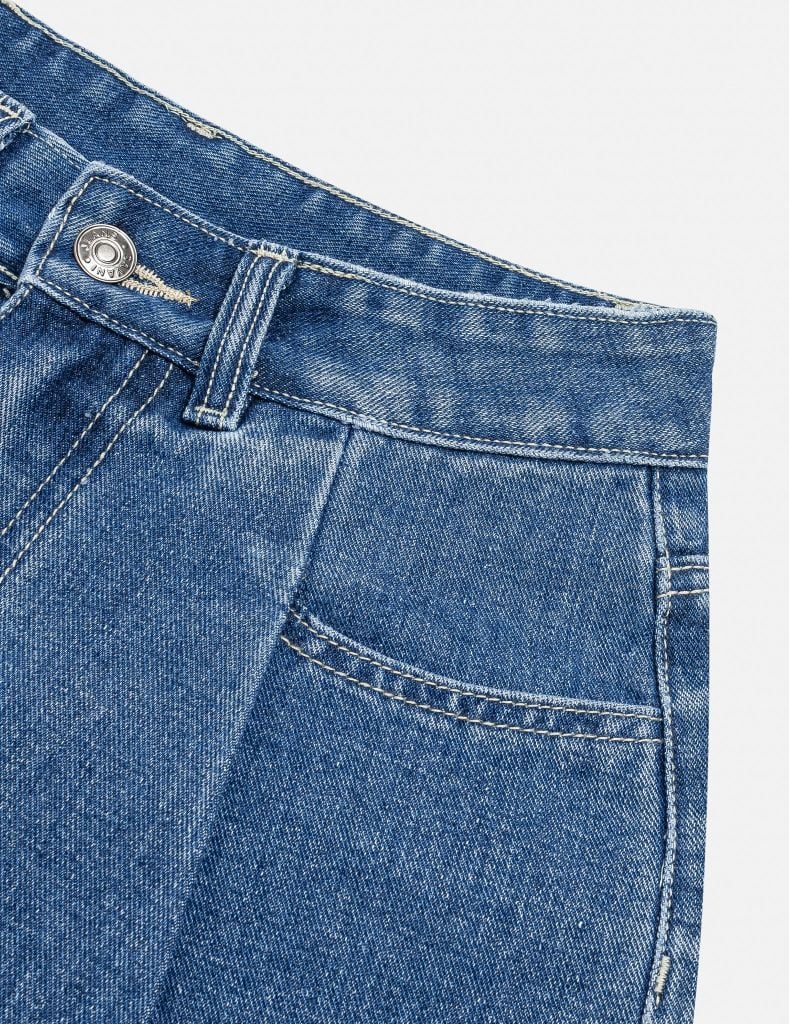 Quần short jean nữ ly bung