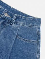 Quần short jean nữ ly bung