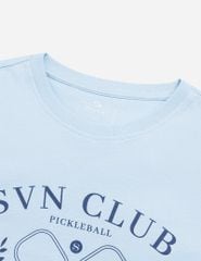 Áo thun nữ ngắn tay cổ tròn hình in trước ngực