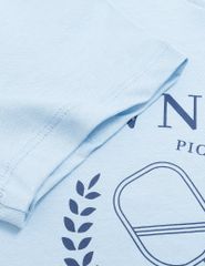 Áo thun nữ ngắn tay cổ tròn hình in trước ngực