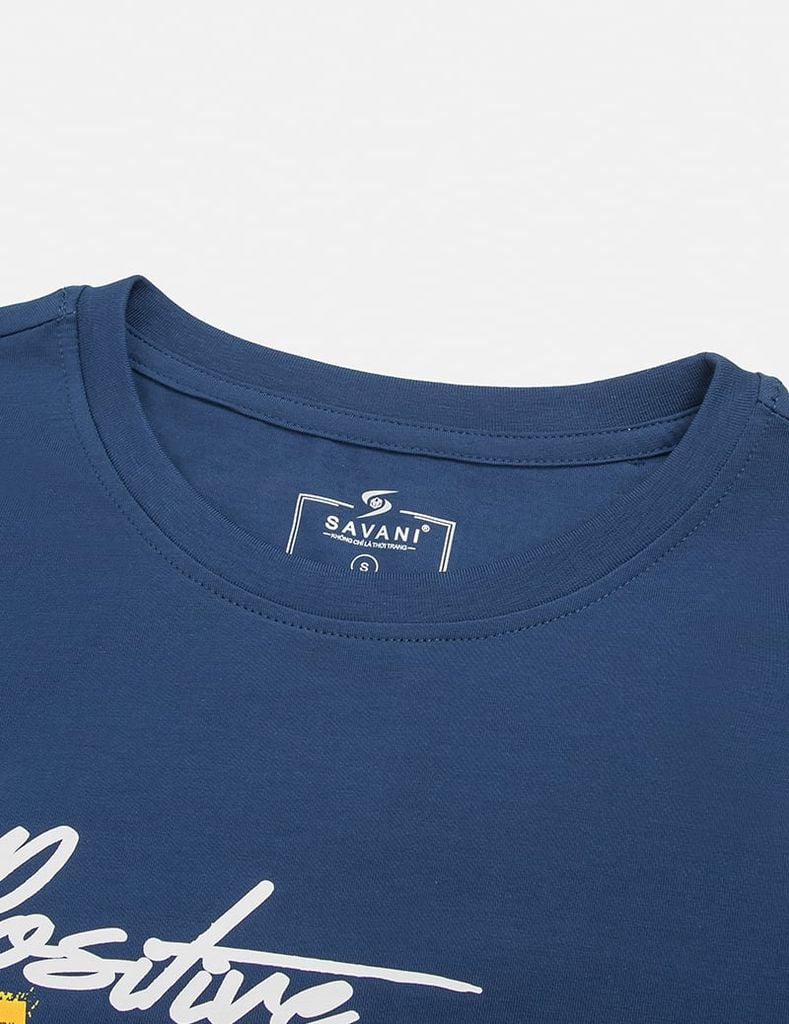 Áo thun nữ dài tay cổ tròn hình in trước ngực