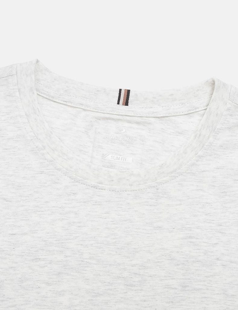 Áo thun dài tay cổ tròn nữ thêu logo