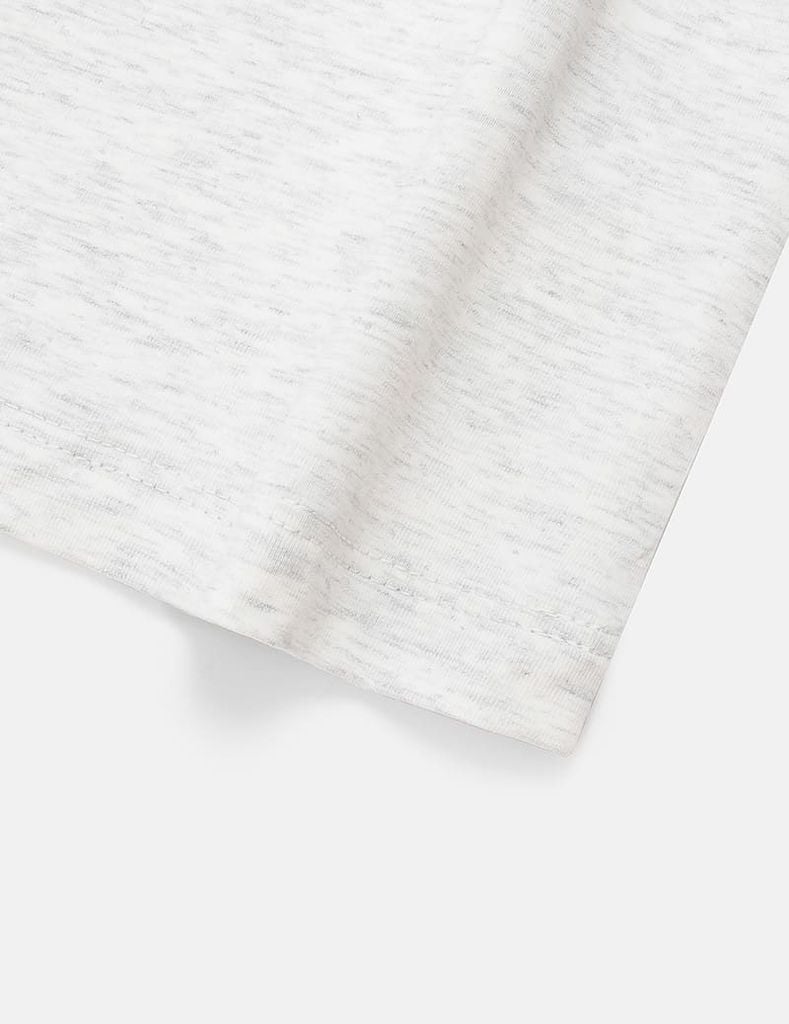 Áo thun dài tay cổ tròn nữ thêu logo