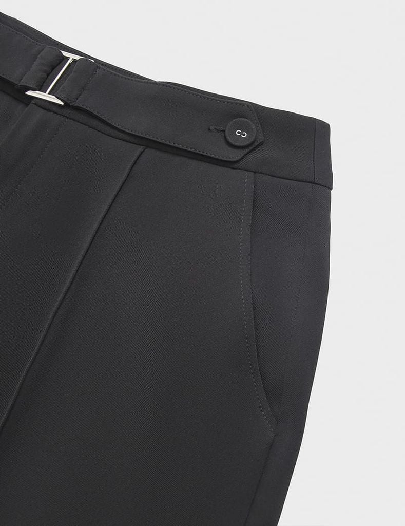 Quần âu nữ ống đứng đai trang trí dễ tháo rời