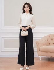 Quần âu nữ dáng rộng