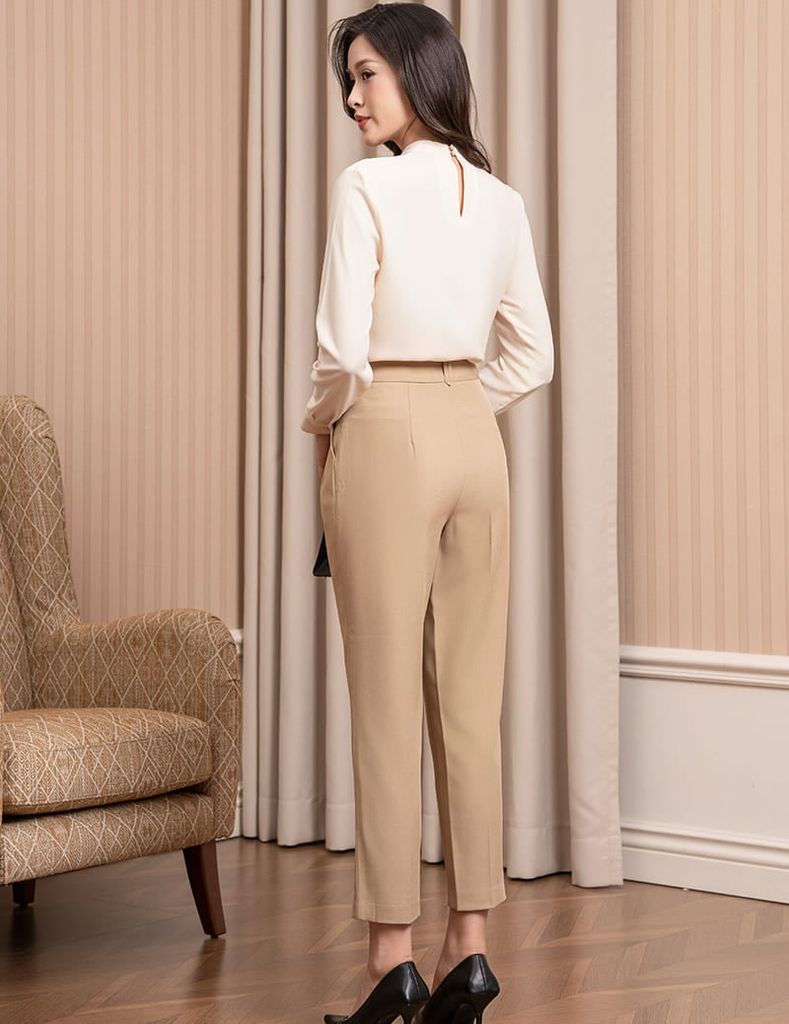 Quần âu baggy nữ