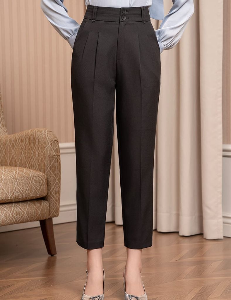 Quần âu baggy nữ