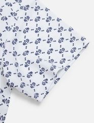 Áo T-shirt ngắn tay cổ tròn in monogram