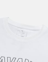 Áo thun nữ cổ tròn ngực in