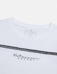 Áo thun nữ ngắn tay ngực phối ren