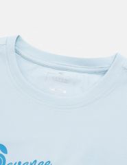 Áo thun nữ ngắn tay cổ tròn ngực in