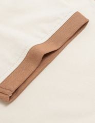 Áo thun nữ ngắn tay cổ tròn ngực in