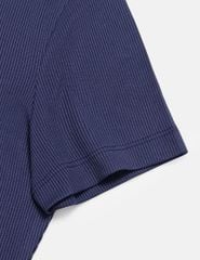 Áo thun gân ngắn tay cổ tròn nữ