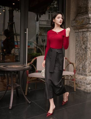 Chân váy jean nữ WVDV009K5