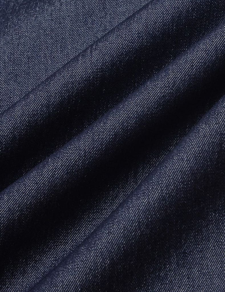 Chân váy jean nữ dáng dài vạt vắt dây chéo