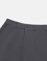 Chân váy khaki nữ dáng đứng xẻ sau