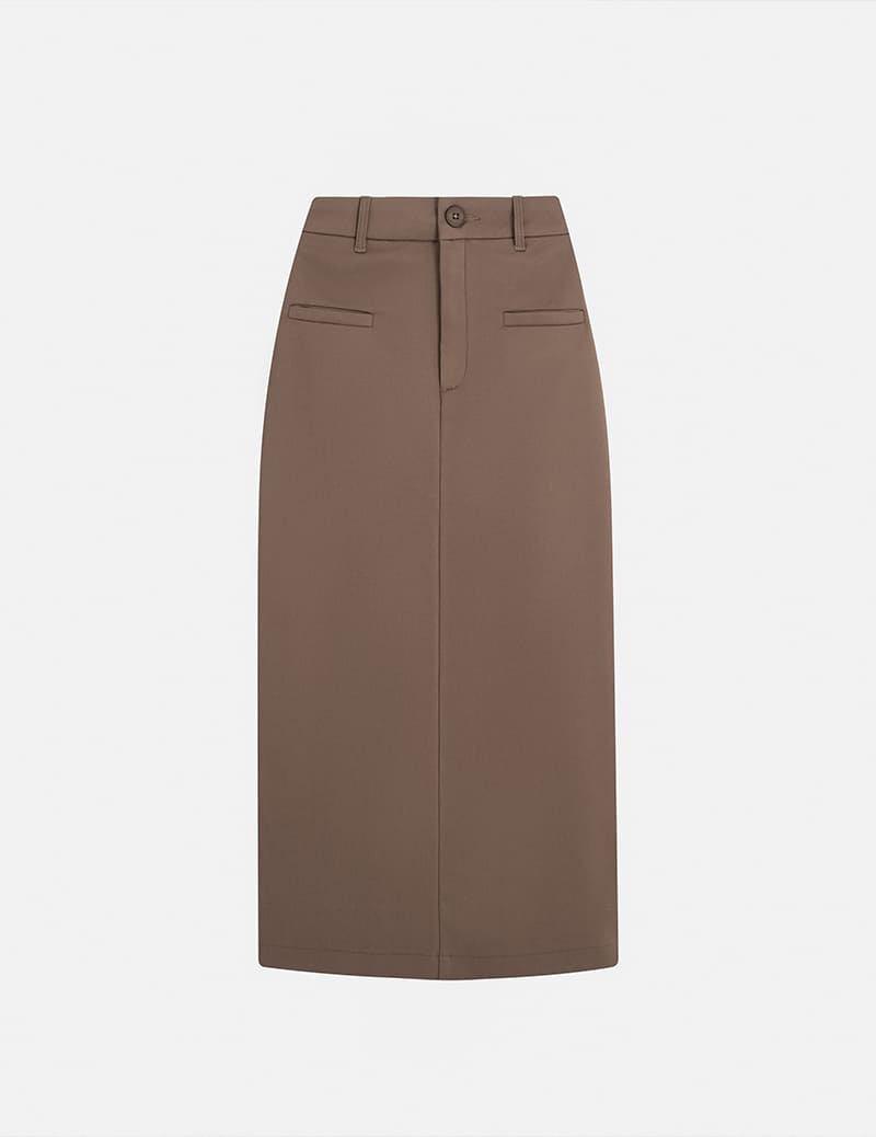 Chân váy khaki WVK005K5