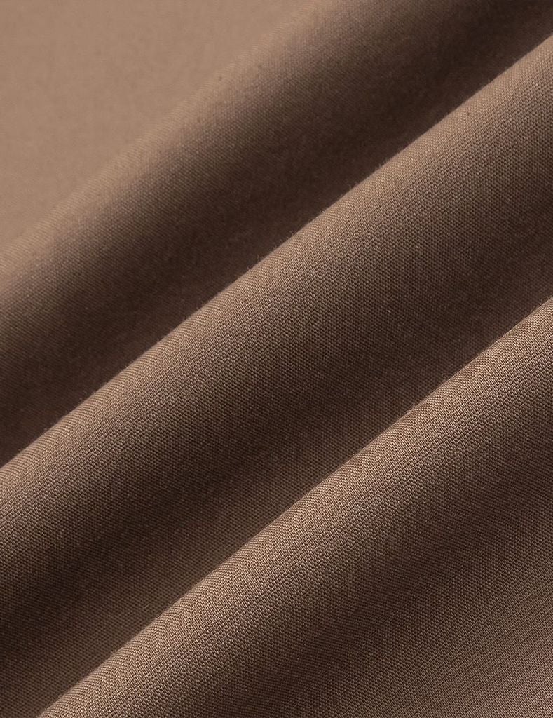 Chân váy khaki nữ dáng đứng xẻ sau