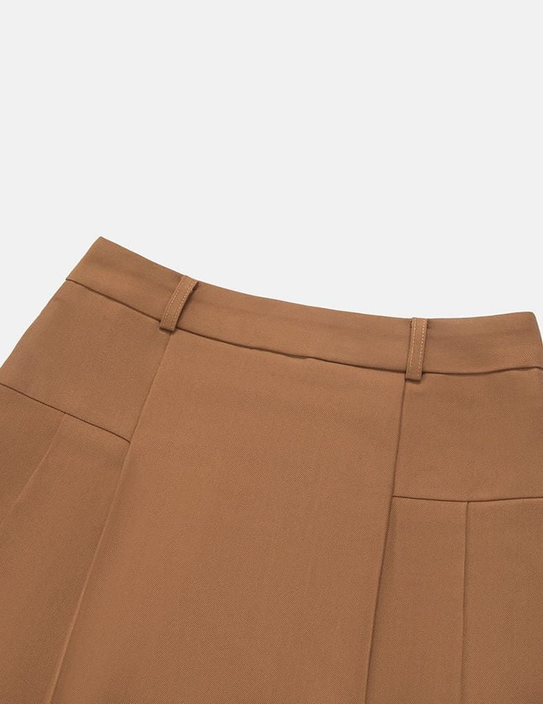 Chân váy nữ xếp ly dáng dài