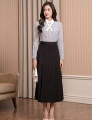 Chân váy nữ xếp ly dáng dài