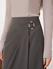 Chân váy âu nữ dáng dài vạt chéo