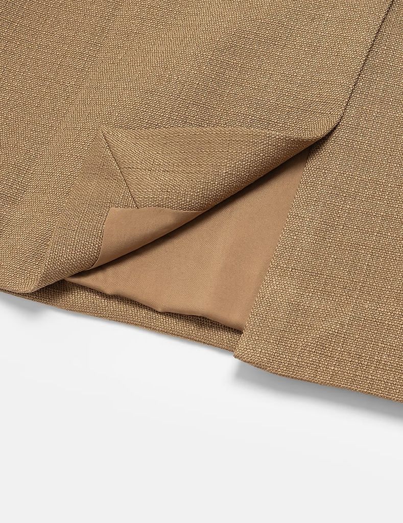 Bộ vest nữ cổ bẻ vải phối