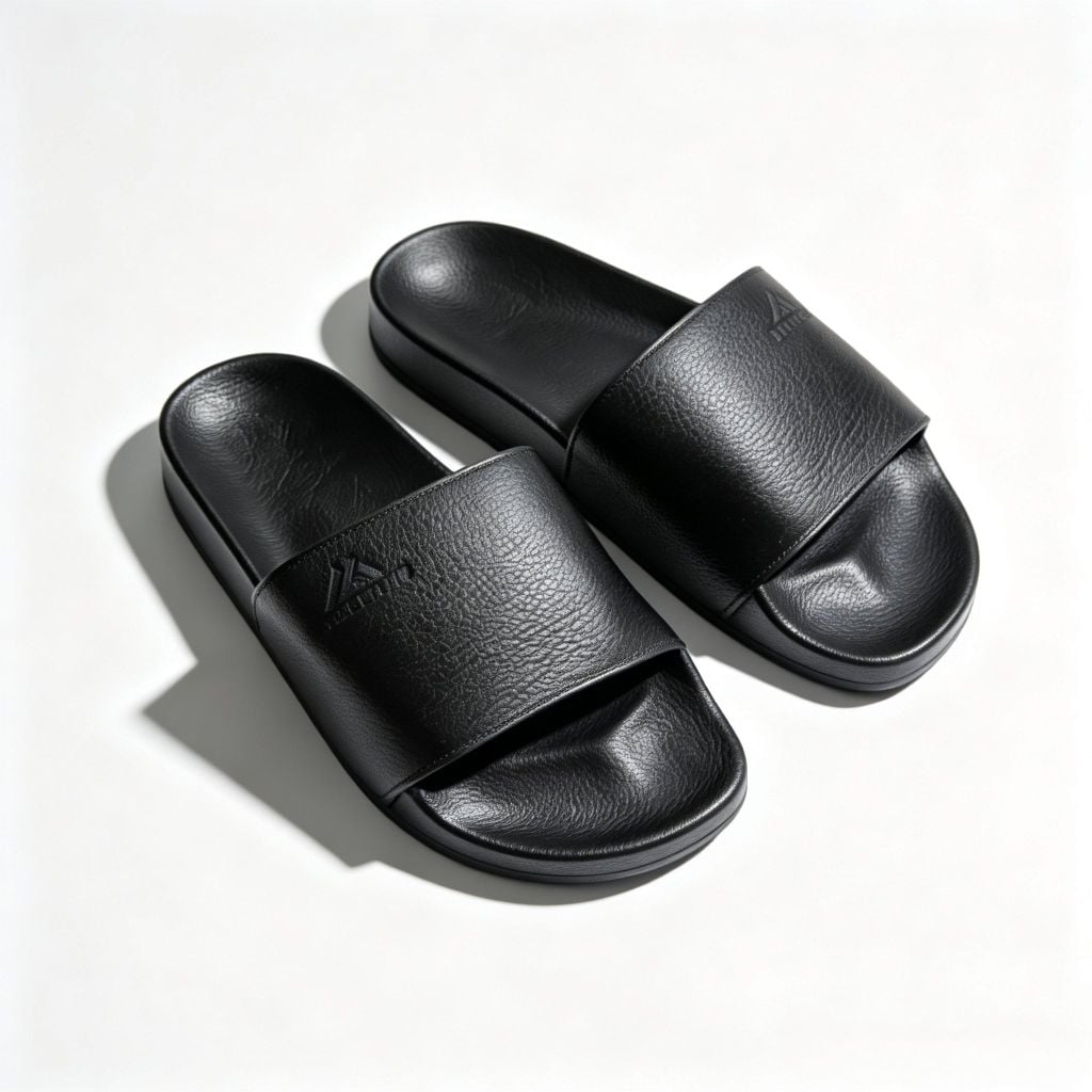  Dép Da Nam Nữ Quai Ngan M Masler-MT Kiểu Dáng Basic, Chất Liệu Đế Cao Cấp Chống Trượt Quai Da MT12 