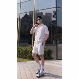  Dép quai ngang nam nữ Unisex Slipper M Masler-MT 3 sọc đen trắng với thiết kế đế chống trượt và quai êm chân DT1 
