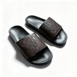  Dép Da Nam Nữ Quai Ngan M Masler-MT họa tiết basic, Chất Liệu Đế Cao Cấp Chống Trượt Quai Da MT13 