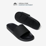  Dép da trơn quai ngang nam nữ Basic Unisex Slipper M Masler-MT với lớp đế IP chống trượt và quai da êm chân TRO1 