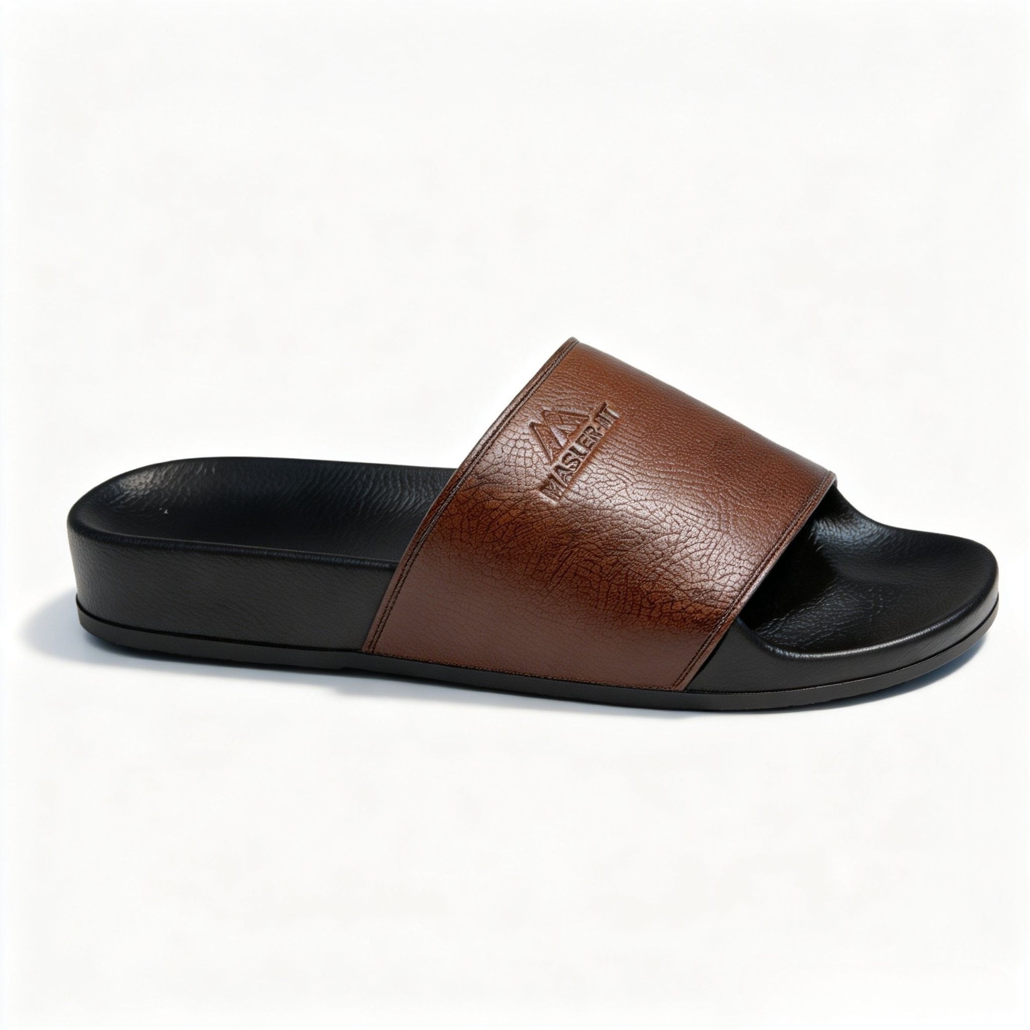  Dép Da Nam Nữ Quai Ngan M Masler-MT Kiểu Dáng Basic, Chất Liệu Đế Cao Cấp Chống Trượt Quai Da MT12 