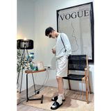  Dép da trơn quai ngang nam nữ Basic Unisex Slipper M Masler-MT với lớp đế IP chống trượt và quai da êm chân TRO1 