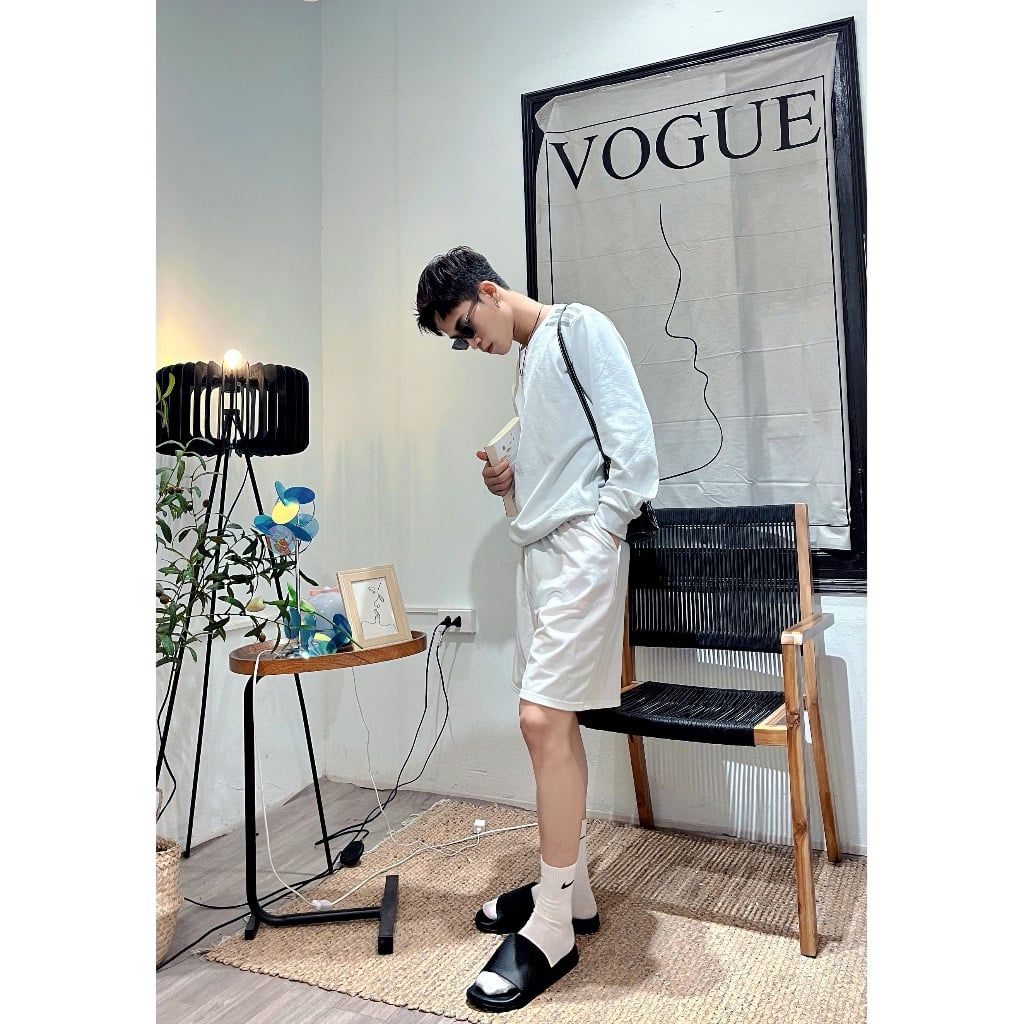  Dép da trơn quai ngang nam nữ Basic Unisex Slipper M Masler-MT với lớp đế IP chống trượt và quai da êm chân TRO1 